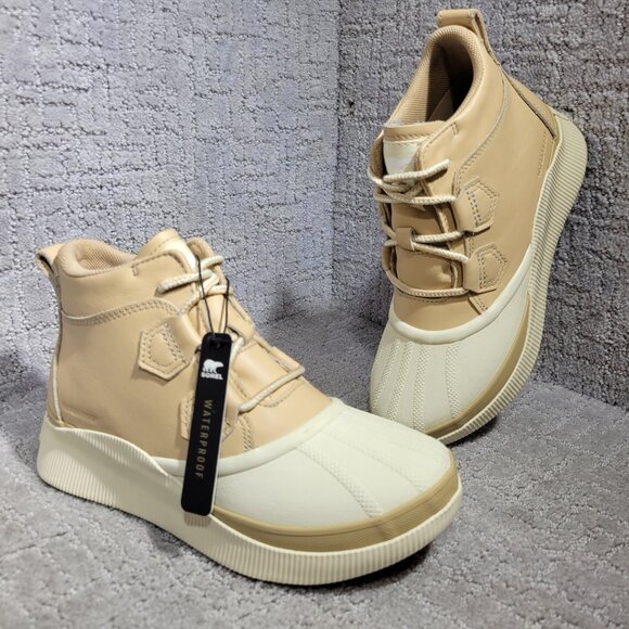 Sorel Out N About IV Classic Women's Size 7.5 Honey White Waterproof Duck Boots - Picture 8 of 10